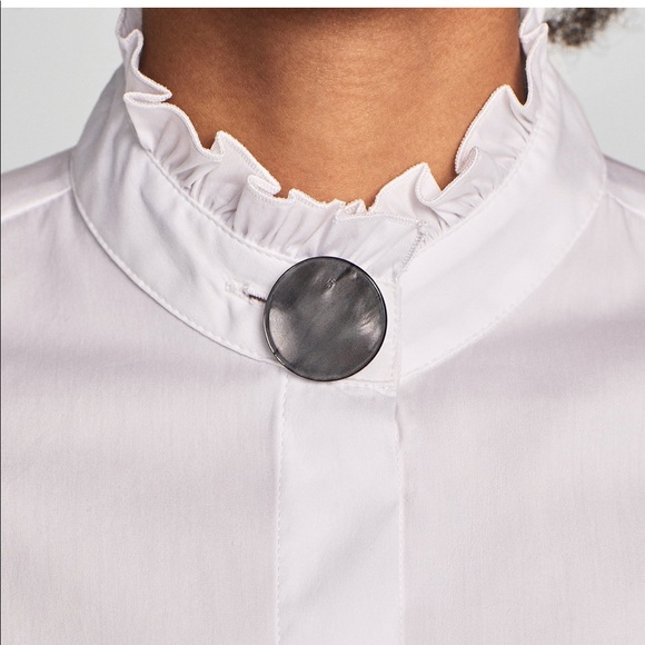 Zara Blouse with Button Detail - Picture 5 of 7